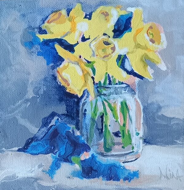 Little Jar Of Spring - Still Life Painting